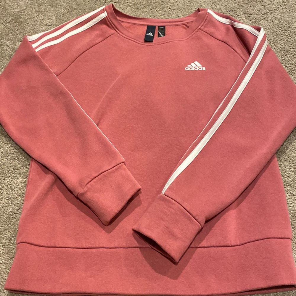 Pink Adidas sweatshirt